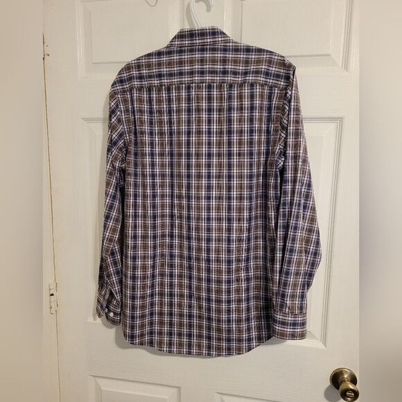 NWOT Egara non iron men's long sleeve button up shirt - Picture 2 of 6
